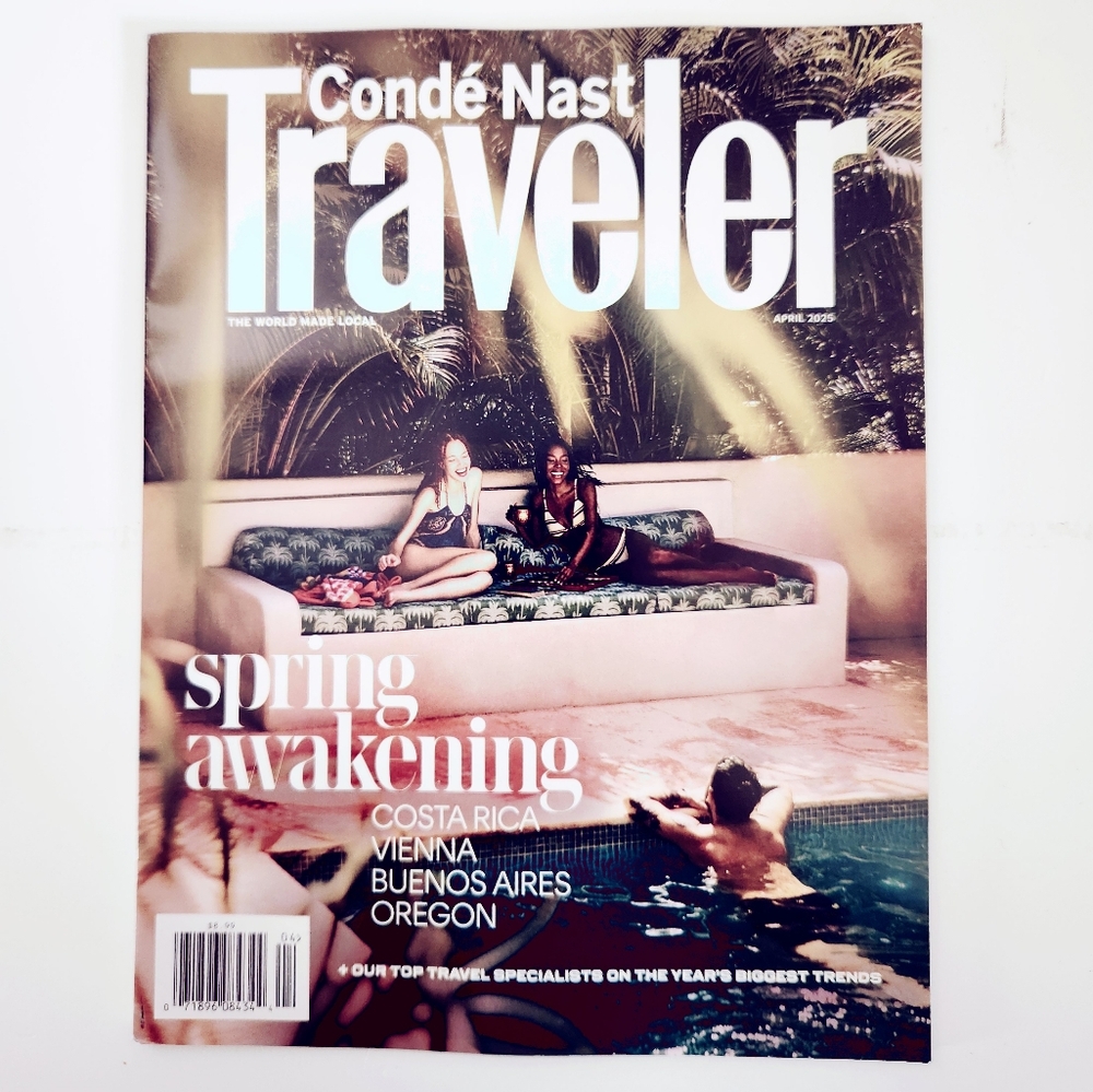 🍭7/$15 Conde Nast Traveler Magazine April 2025 Spring Awakening